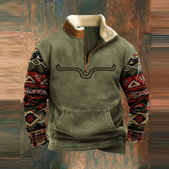 Torvald | Maglione in pile da uomo | Verde