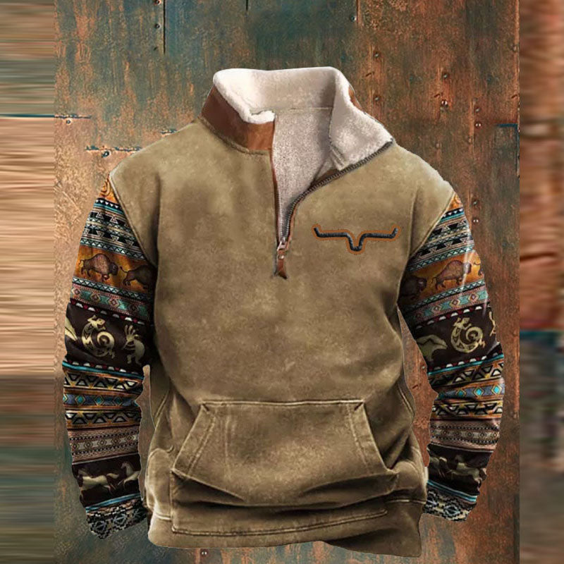 Torvald | Maglione in pile da uomo | Verde
