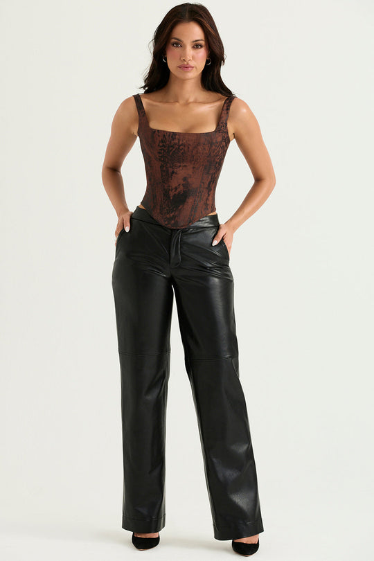 Luzia | Top Corsetto Vintage in Raso