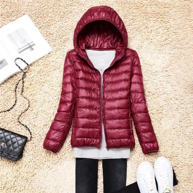 Luisa - Leichte Steppjacke mit Kapuze