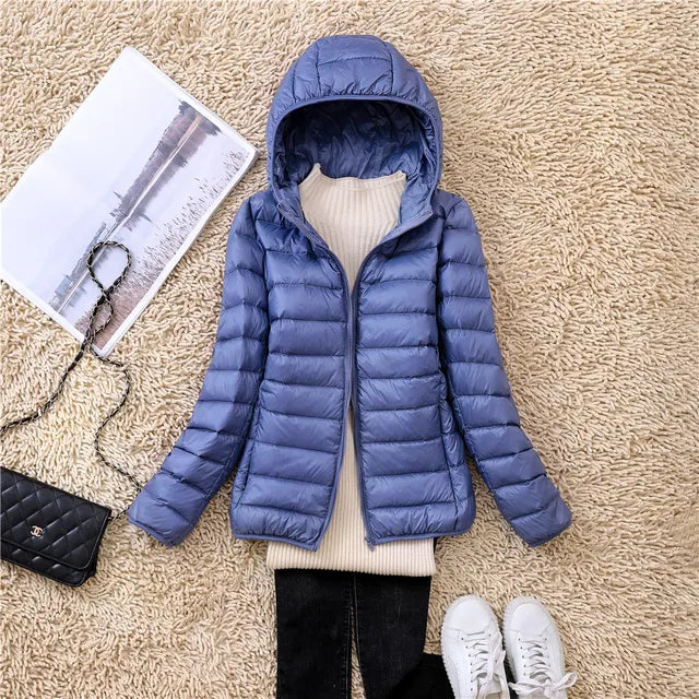 Luisa - Leichte Steppjacke mit Kapuze