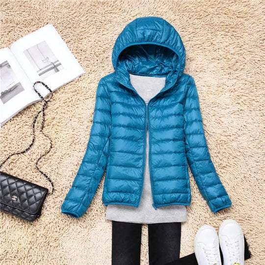 Luisa - Leichte Steppjacke mit Kapuze