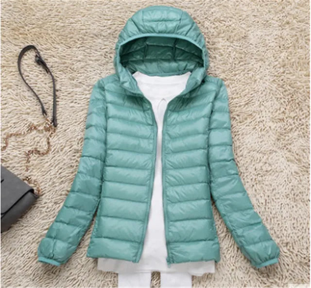 Luisa - Leichte Steppjacke mit Kapuze