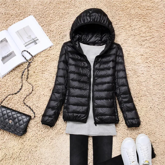 Luisa - Leichte Steppjacke mit Kapuze
