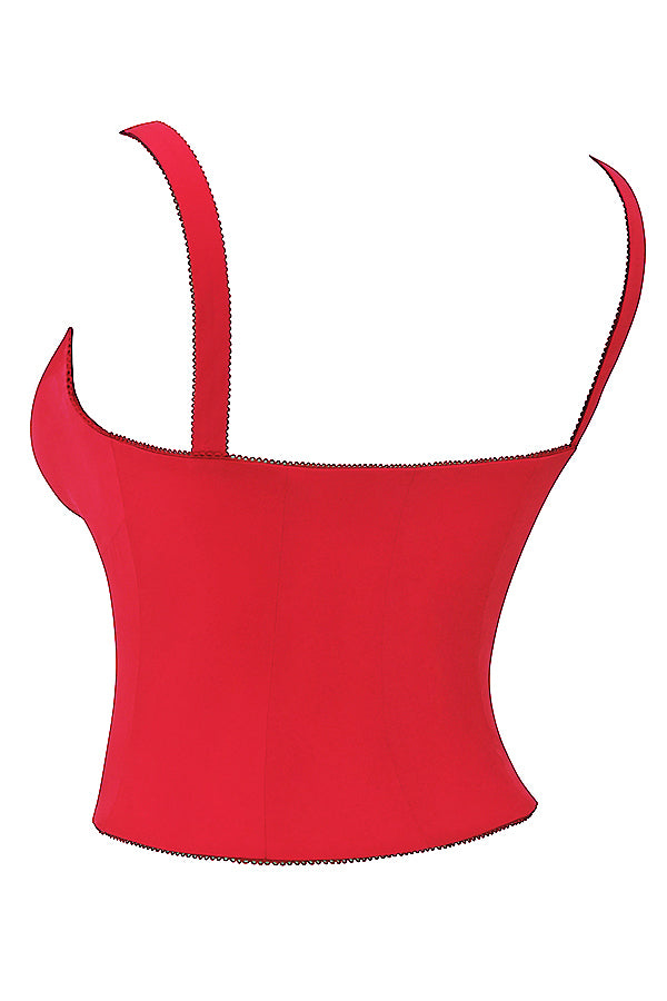 Ruby | Top Corsetto in Raso Luxe