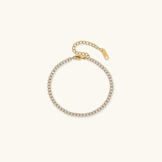 Sprankelende armband die een verfijnde uitstraling toevoegt aan elke look.

