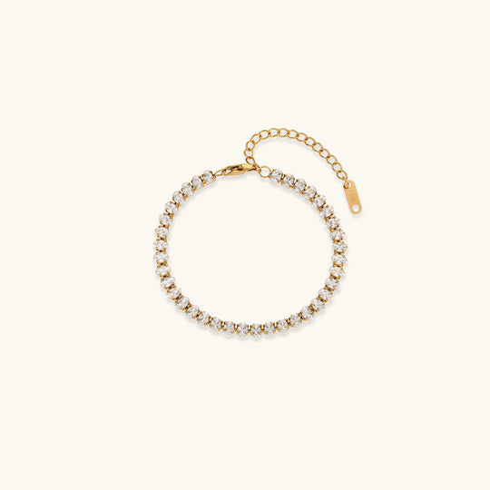 Delicate armband met schitterende details, ideaal voor speciale gelegenheden.
