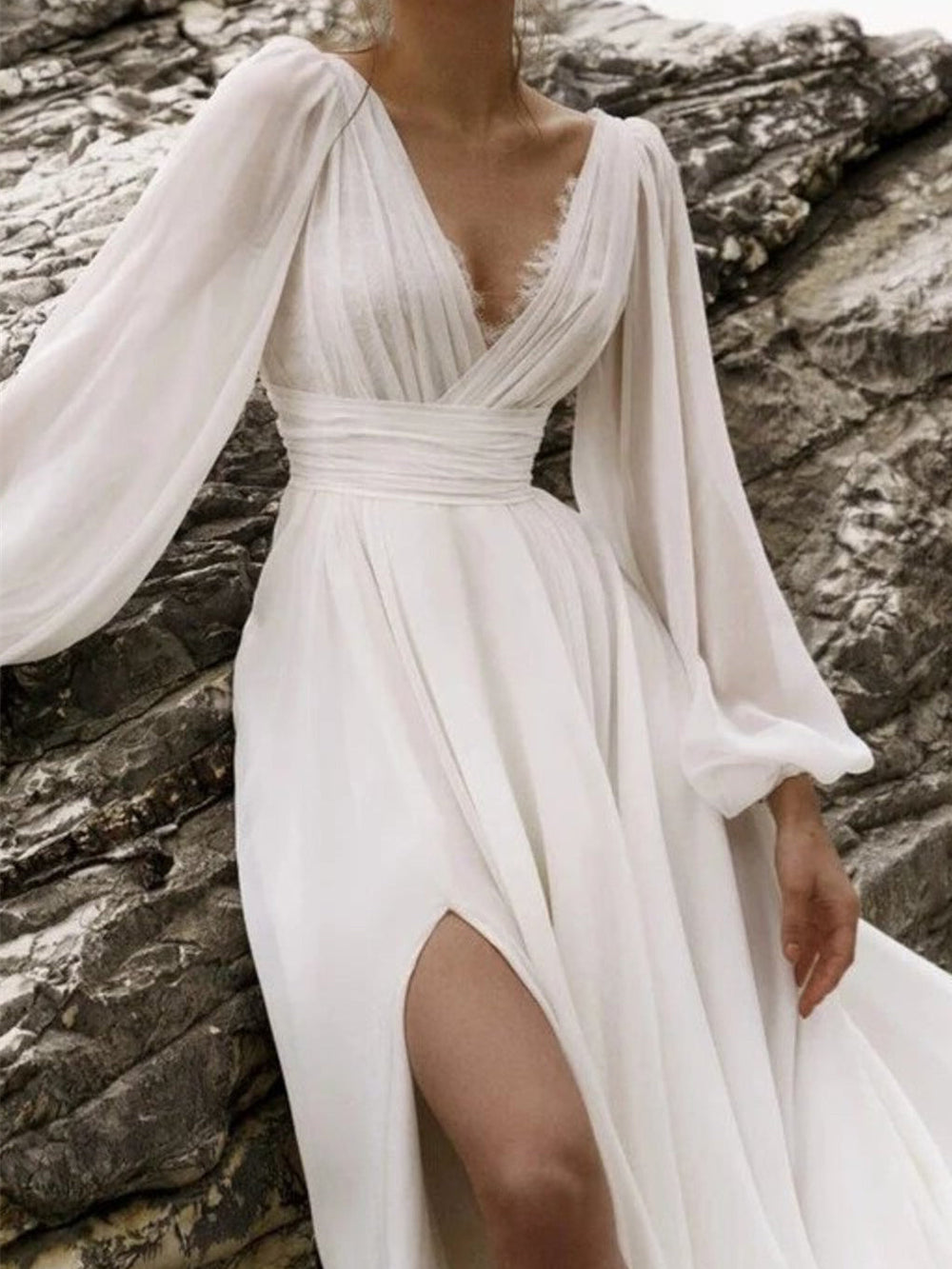 Zaira | Boho Long Sleeve Maxi Dress