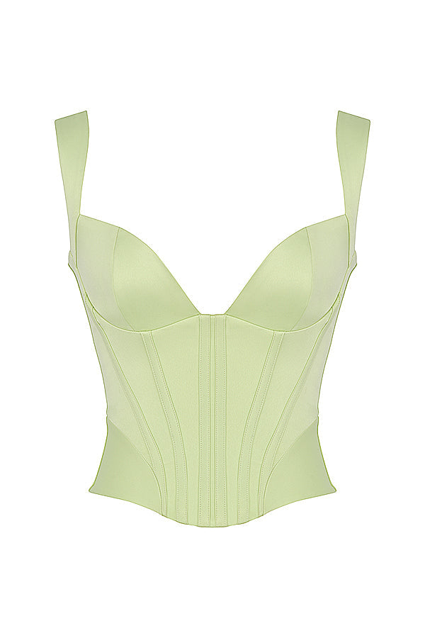 Verona | Top Corsetto in Raso Luxe