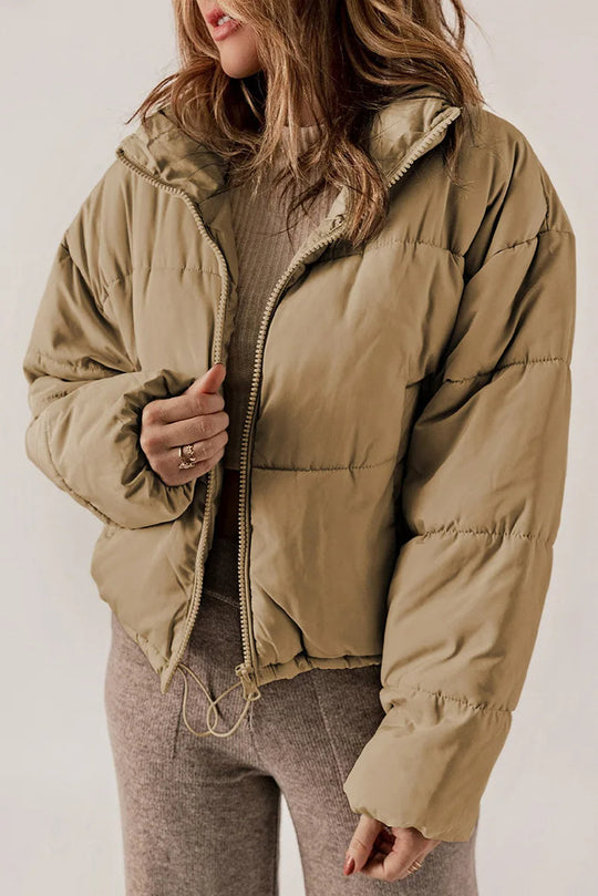 Lotte | Damen Klassische Winterjacke | Braun