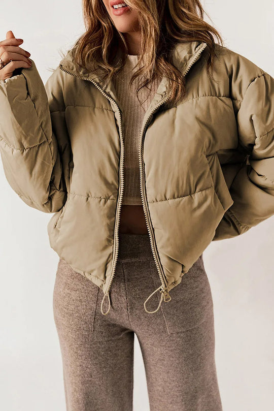 Lotte | Damen Klassische Winterjacke | Braun