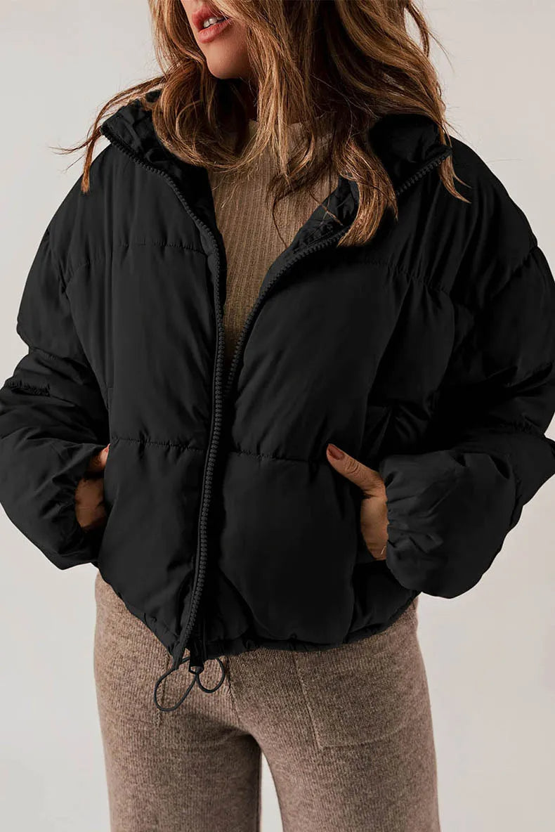 Lotte | Damen Klassische Winterjacke | Braun