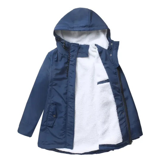 Mila - Warm Winter Coat With Hood