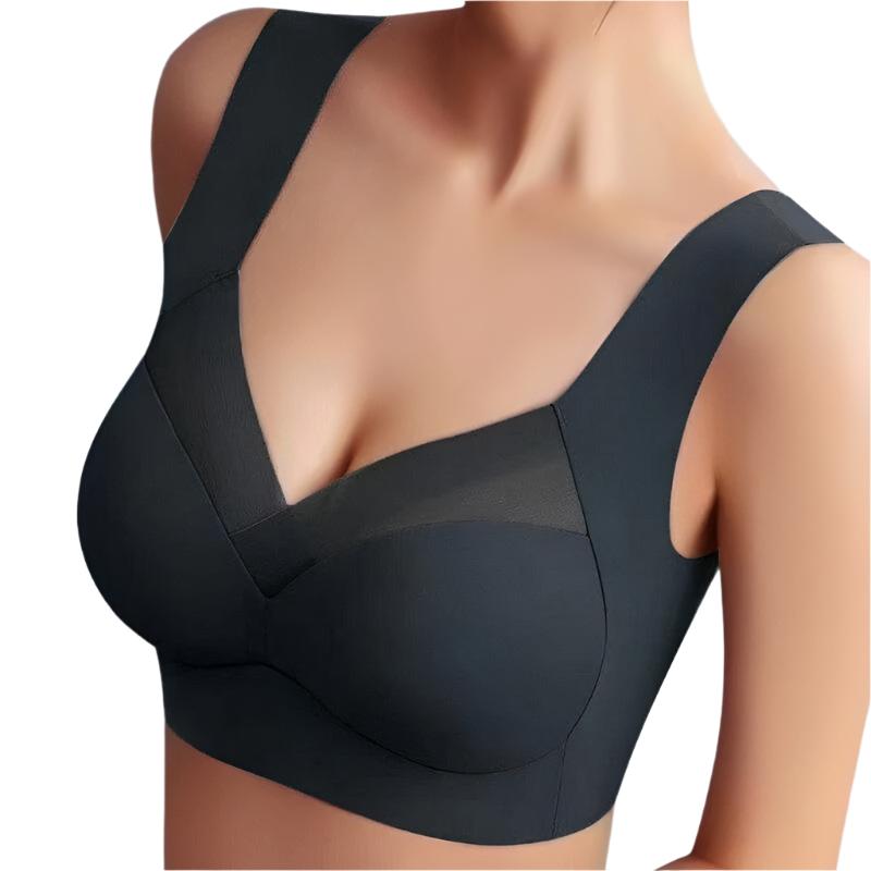 Evelyn - Comfortable Seamless Bra For Women With Elegant Mesh Details