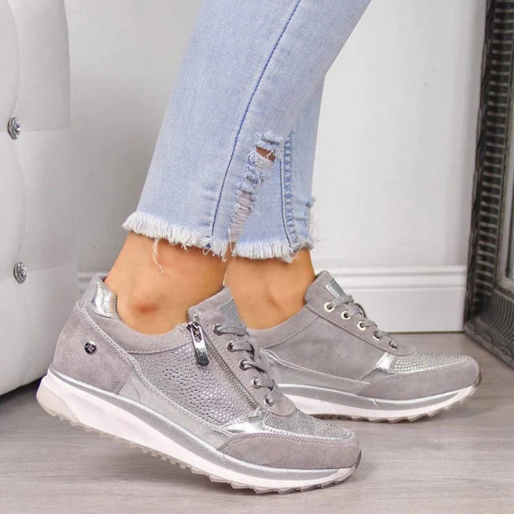 Skylar - Bequeme Damensneaker mit Reißverschluss