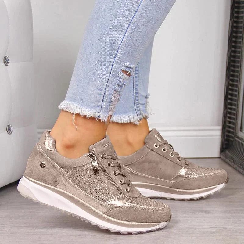 Skylar - Bequeme Damensneaker mit Reißverschluss
