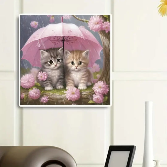 ShineWorks Crafty Diamond Painting Kit - Een leuke en educatieve schilderkit die kinderen uitnodigt om kunstwerken te maken met diamanten.

