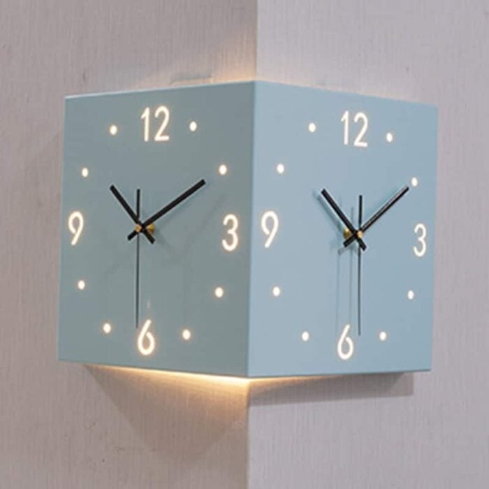 Vesper | Double-sided wall clock | White