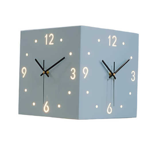 Vesper | Double-sided wall clock | White