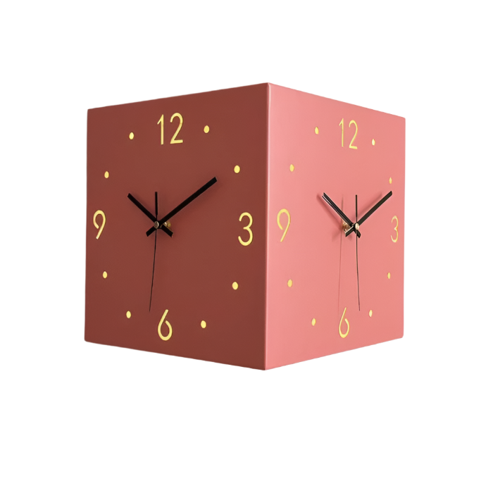 Vesper | Double-sided wall clock | White