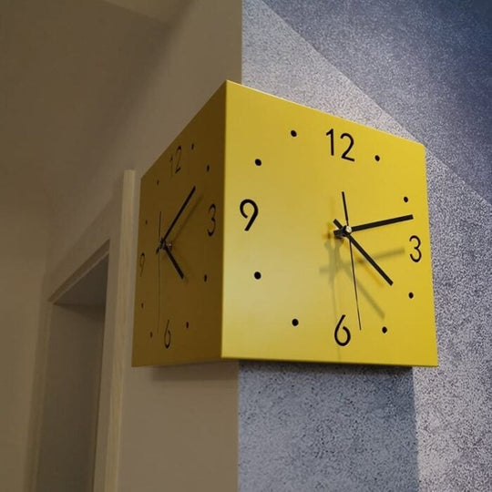 Vesper | Double-sided wall clock | White