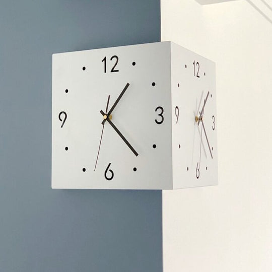 Vesper | Double-sided wall clock | White