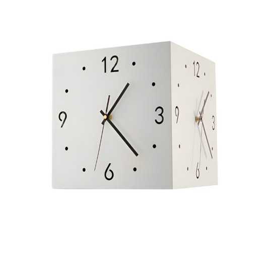 Vesper | Double-sided wall clock | White