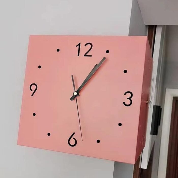 Vesper | Double-sided wall clock | White