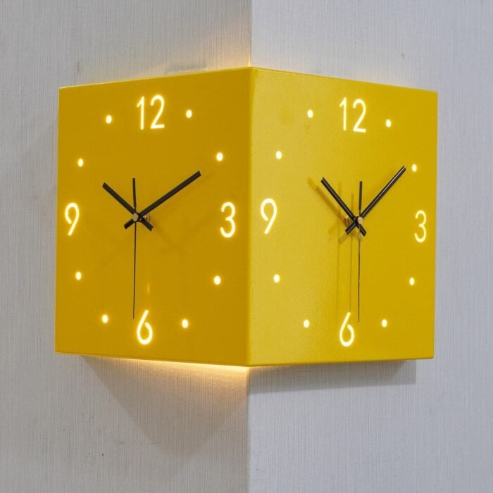 Vesper | Double-sided wall clock | White