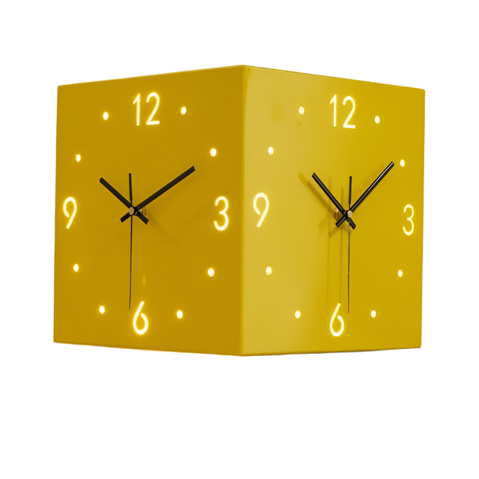 Vesper | Double-sided wall clock | White