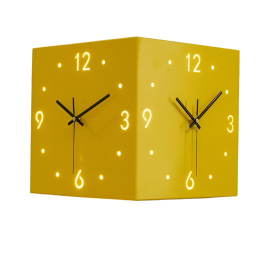 Vesper | Double-sided wall clock | White