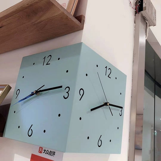 Vesper | Double-sided wall clock | White
