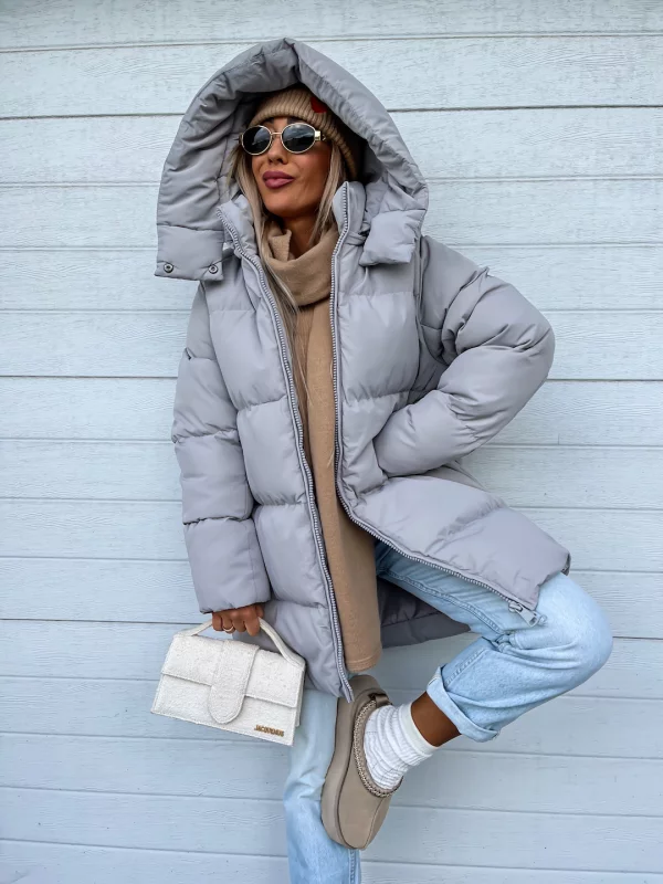 Warme en trendy winterjas met een comfortabele pasvorm.