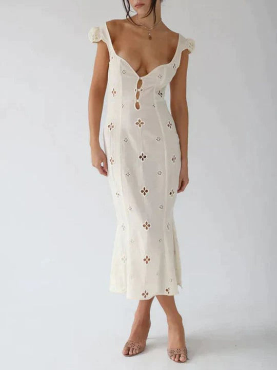 Mira - Casual off-shoulder dress with cut-out design