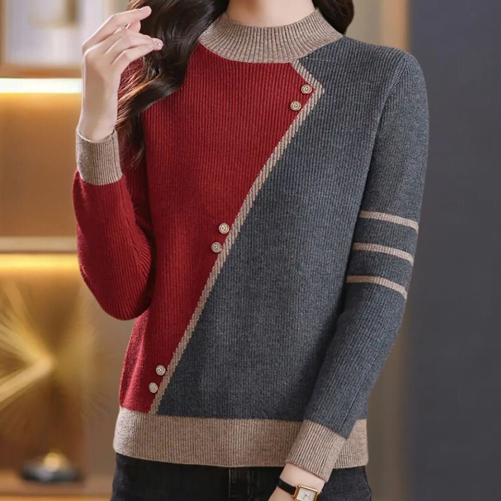 Liv | Damen Freizeitpullover | Beige