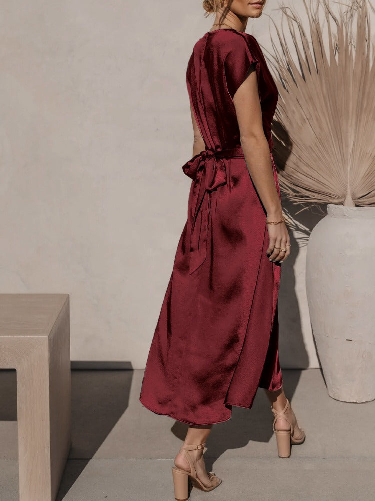 Cloe | Elegant maxi dress with wrapover