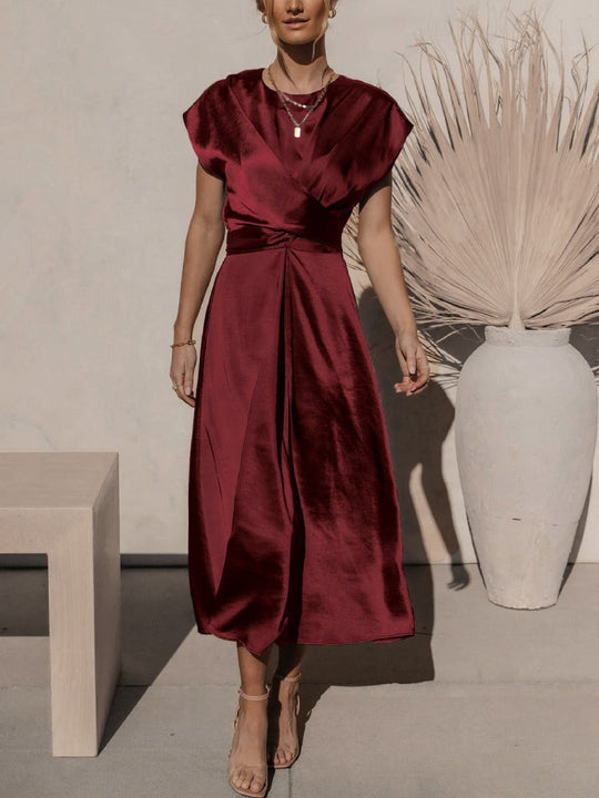 Cloe | Elegant maxi dress with wrapover