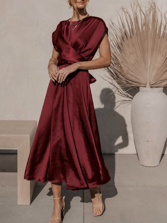 Cloe | Elegant maxi dress with wrapover