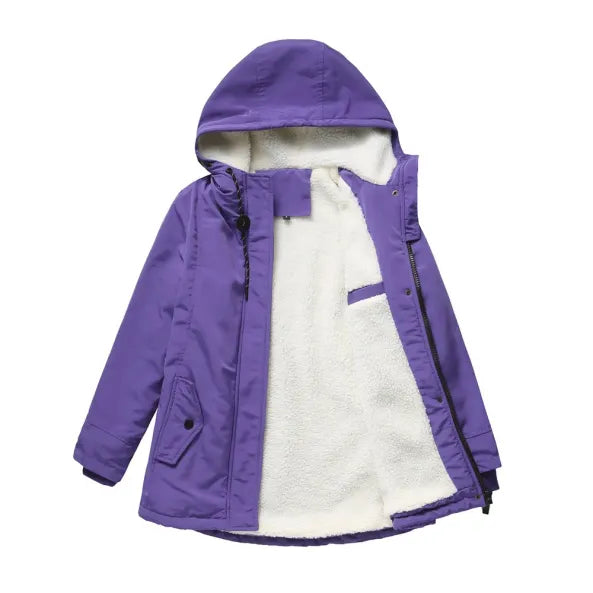 Mila - Warm Winter Coat With Hood