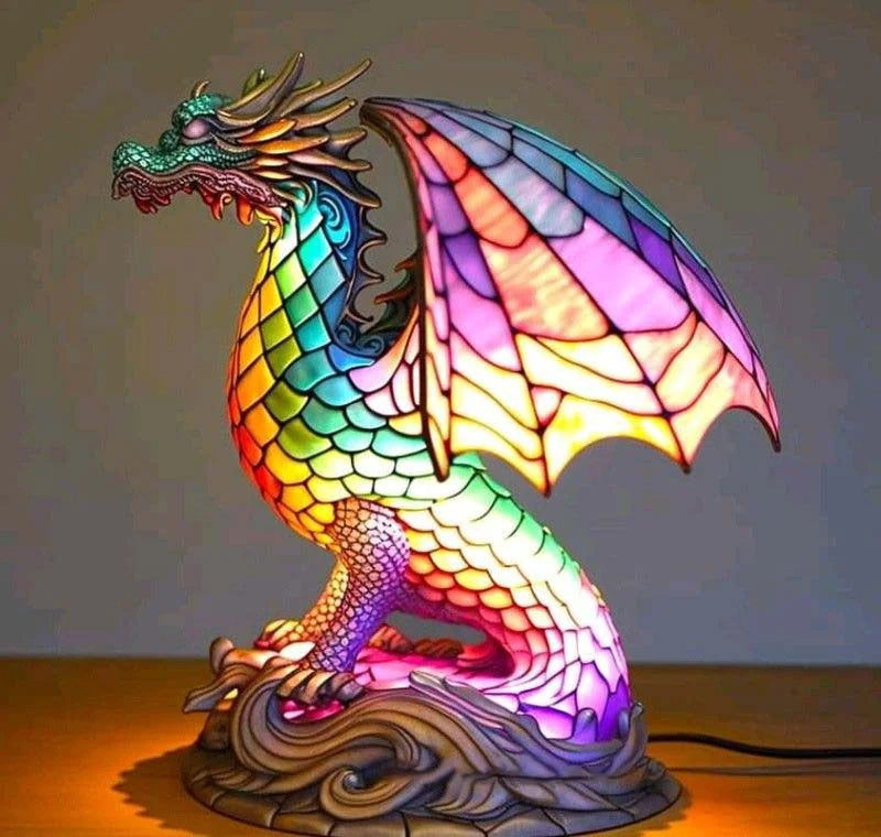 Sfeerlamp met een prachtig dierlijk silhouet.