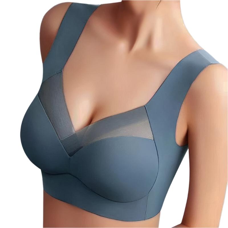 Evelyn - Comfortable Seamless Bra For Women With Elegant Mesh Details