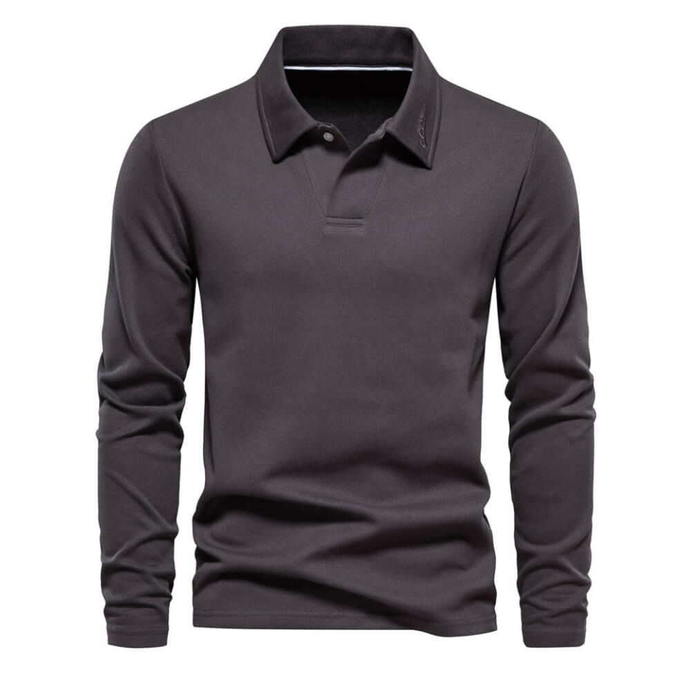 Elegant herenpoloshirt perfect voor semi-formele gelegenheden.
