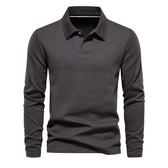 Elegant herenpoloshirt perfect voor semi-formele gelegenheden.
