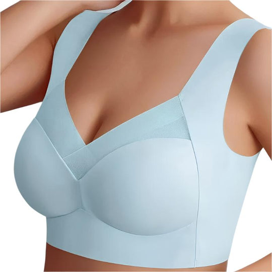 Evelyn - Comfortable Seamless Bra For Women With Elegant Mesh Details