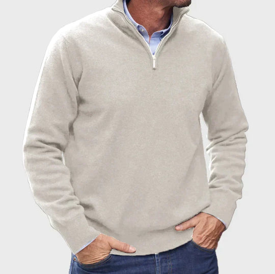 Comfortabele kasjmier trui met een elegante uitstraling.
