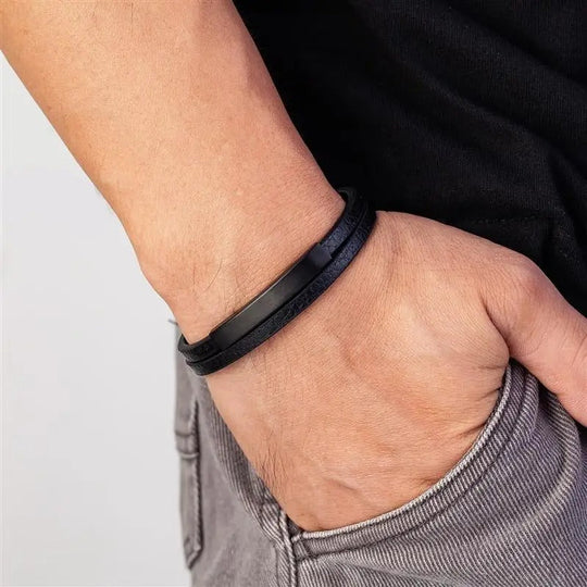 Erik - Bracciale Intrecciato Elegante Con Design Moderno