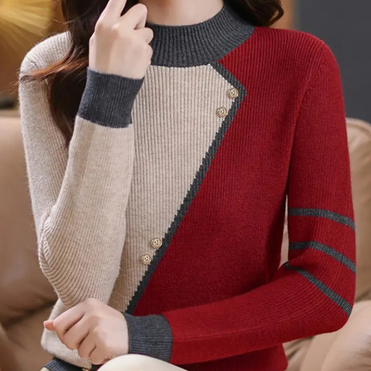Liv | Damen Freizeitpullover | Beige