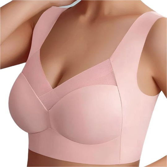 Evelyn - Comfortable Seamless Bra For Women With Elegant Mesh Details