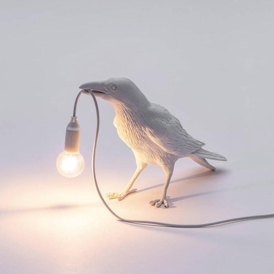 Avelis | Lampada a sospensione ispirata a uccelli bianchi | Bianco