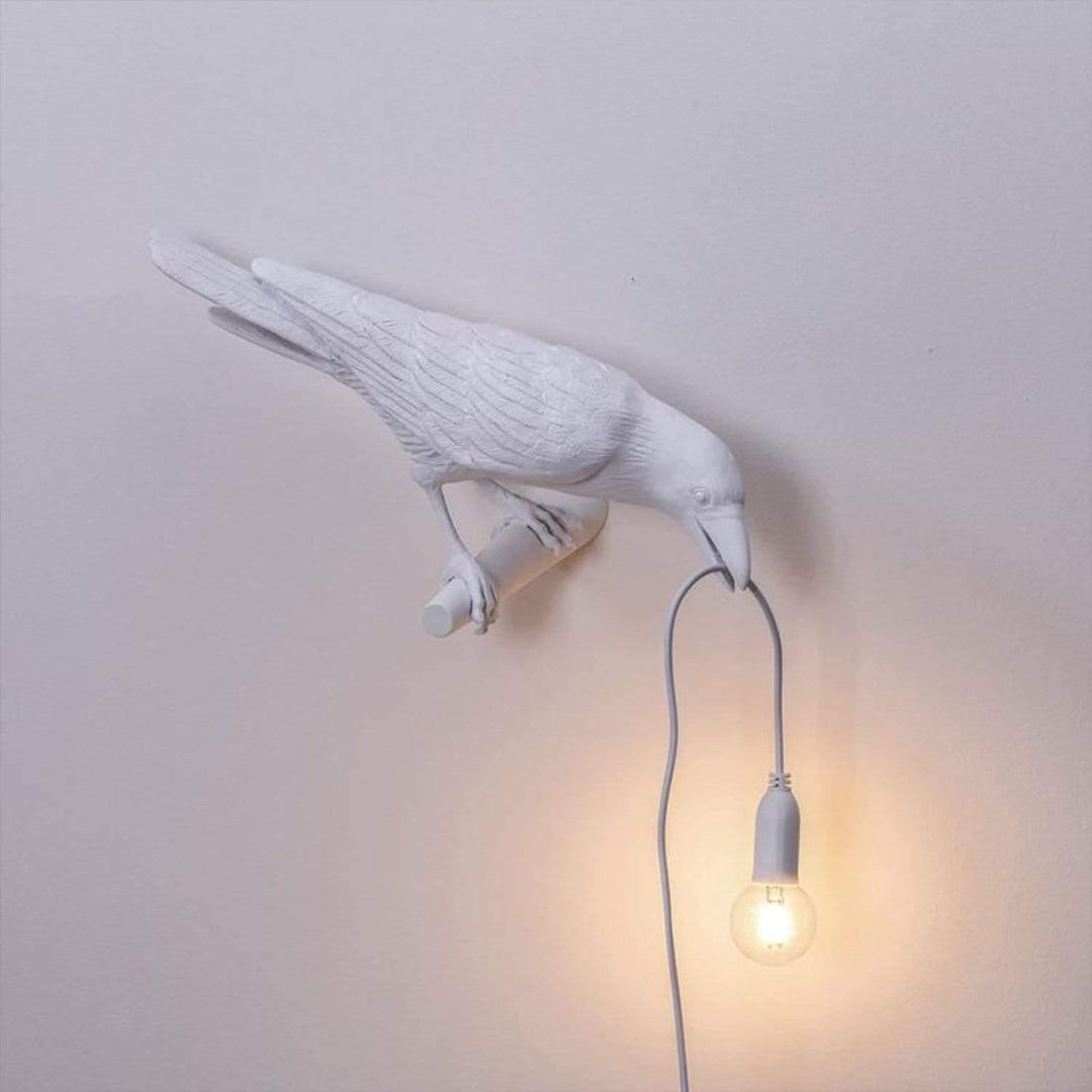 Avelis | Lampada a sospensione ispirata a uccelli bianchi | Bianco
